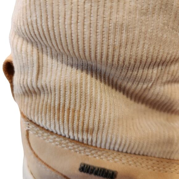 Skechers Y2K Boots Womens Sz 8 Wheat Tan Tough Roll Ankle Boot Lined - Picture 8 of 12